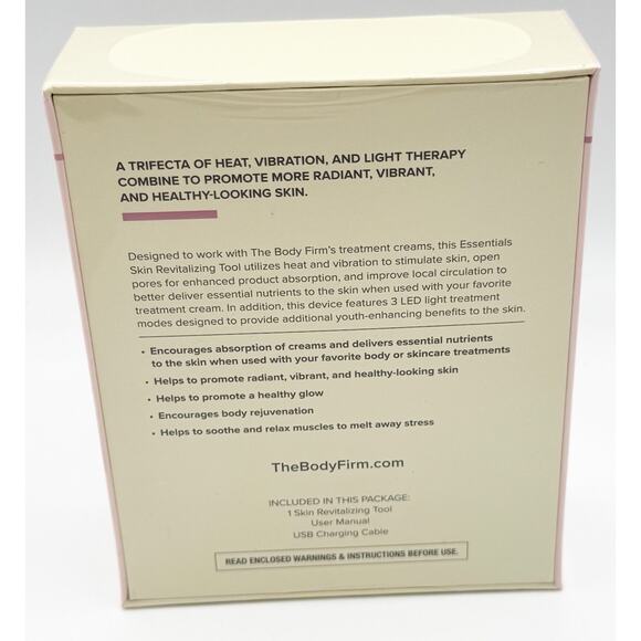 Body Firm Skin Revitalizing Tool by Crepe Erase Essentials LED Light Therapy New - Picture 4 of 6